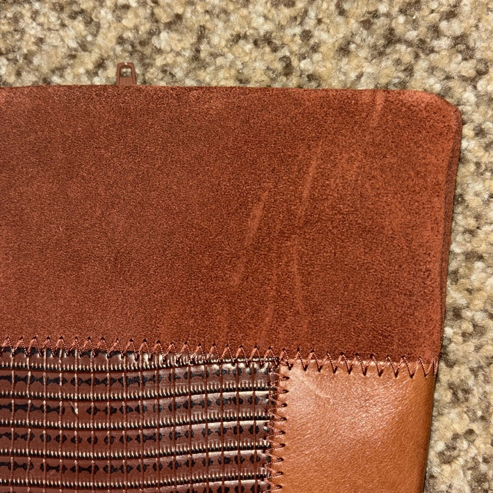 Clark’s Brown Patchwork Boots 7.5 - image 3